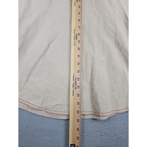 Wrangler Aztec Pearl Snap Button Up Shirt Womens Medium Cream South Western Yoke - Picture 9 of 10